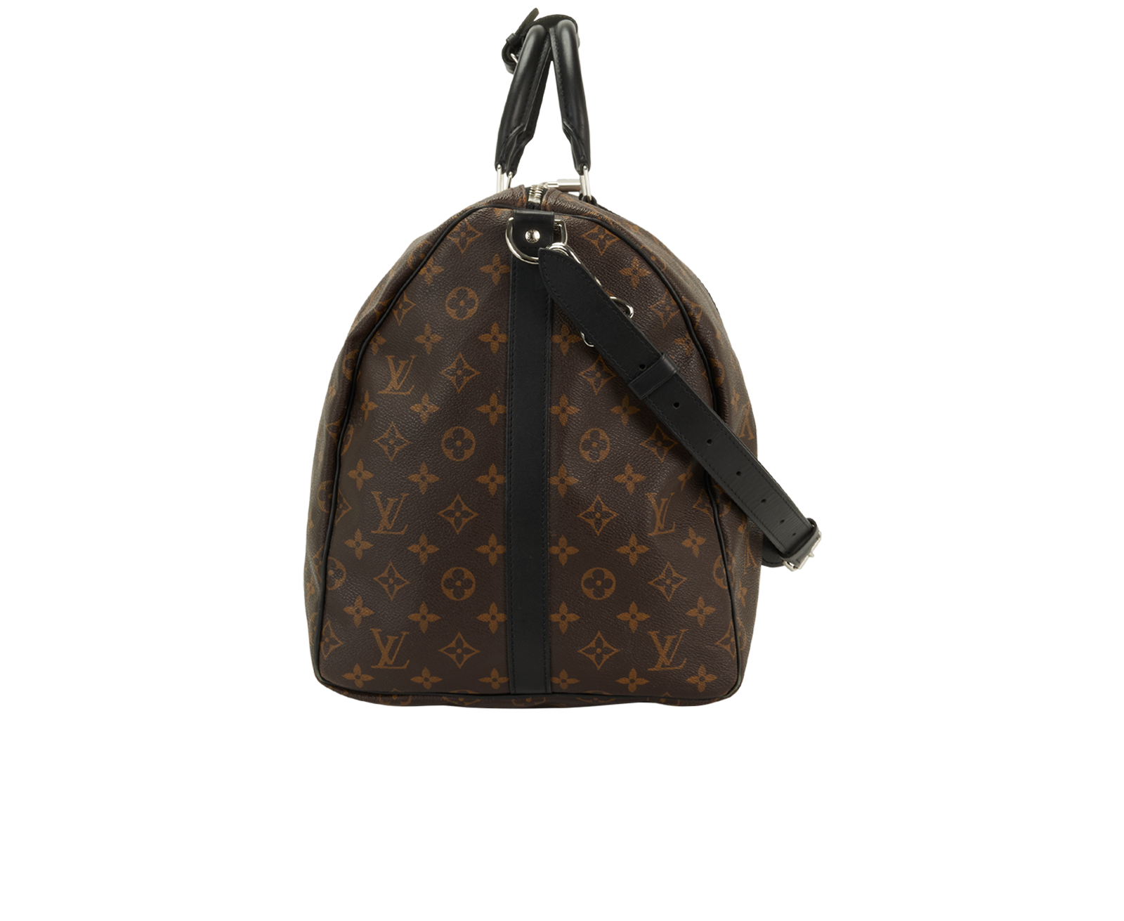 Keepall Bandouliere 60, &pound;1,100, Handbags, Black, Canvas, Bottom view